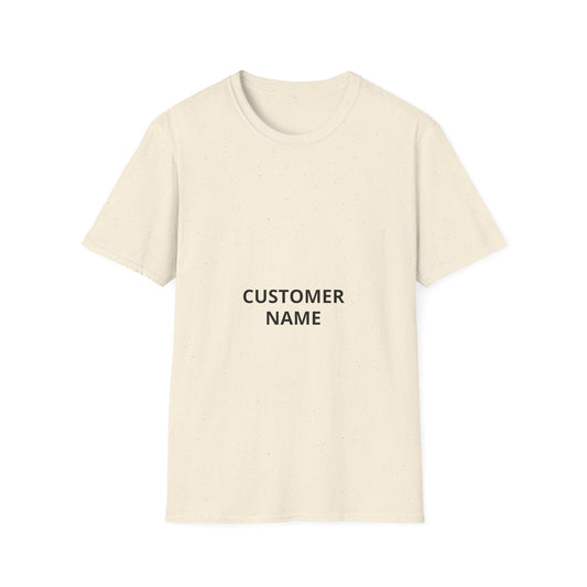 Custom Name T-Shirt — Personalized Minimalist Tee for Everyday Wear