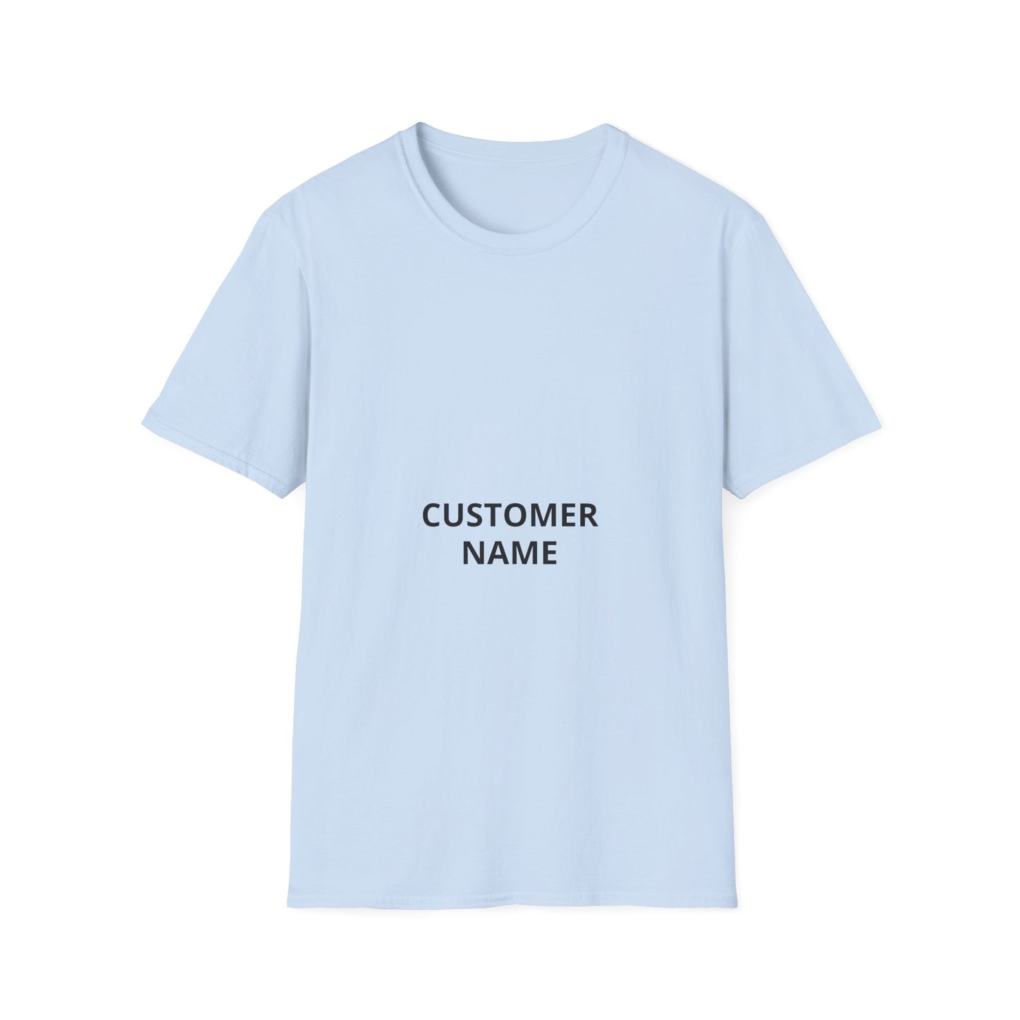 Custom Name T-Shirt — Personalized Minimalist Tee for Everyday Wear