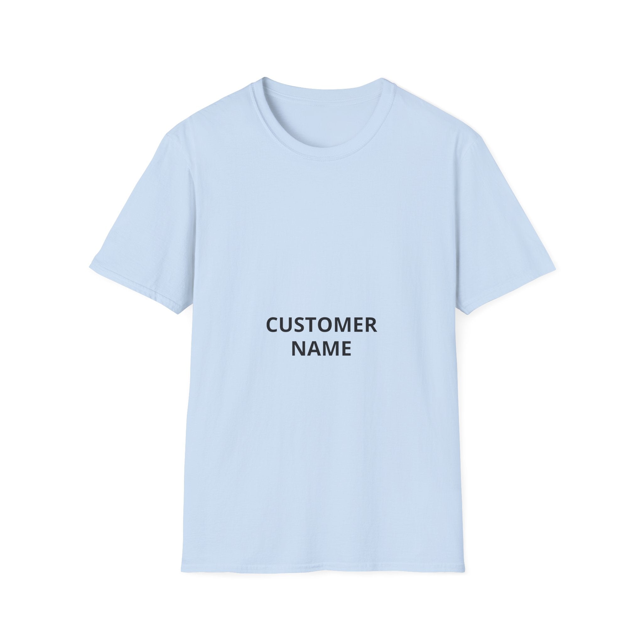 Custom Name T-Shirt — Personalized Minimalist Tee for Everyday Wear
