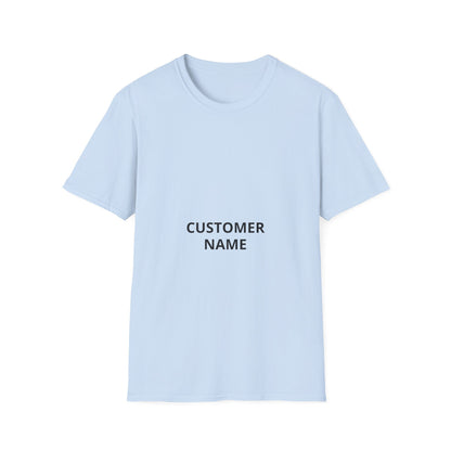 Custom Name T-Shirt — Personalized Minimalist Tee for Everyday Wear