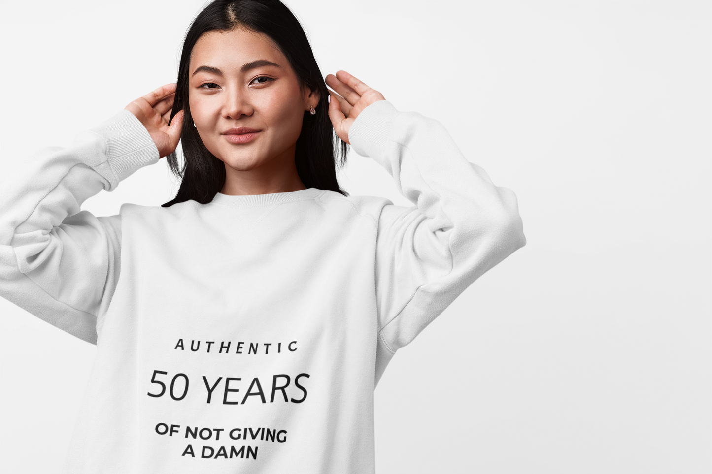 50 Years of Not Giving a Damn Crewneck Sweatshirt