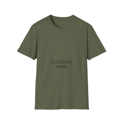 Custom Name T-Shirt — Personalized Minimalist Tee for Everyday Wear