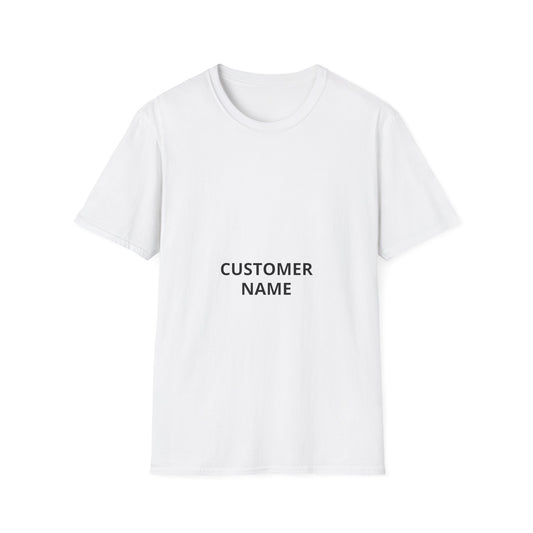 Custom Name T-Shirt — Personalized Minimalist Tee for Everyday Wear